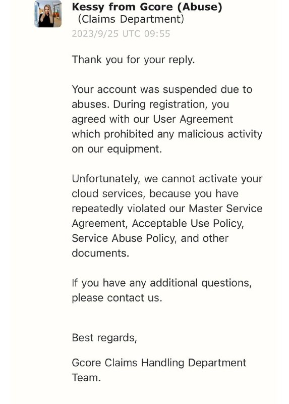 #节点播报好的，香港全线吃Abuse，云服务直接关停